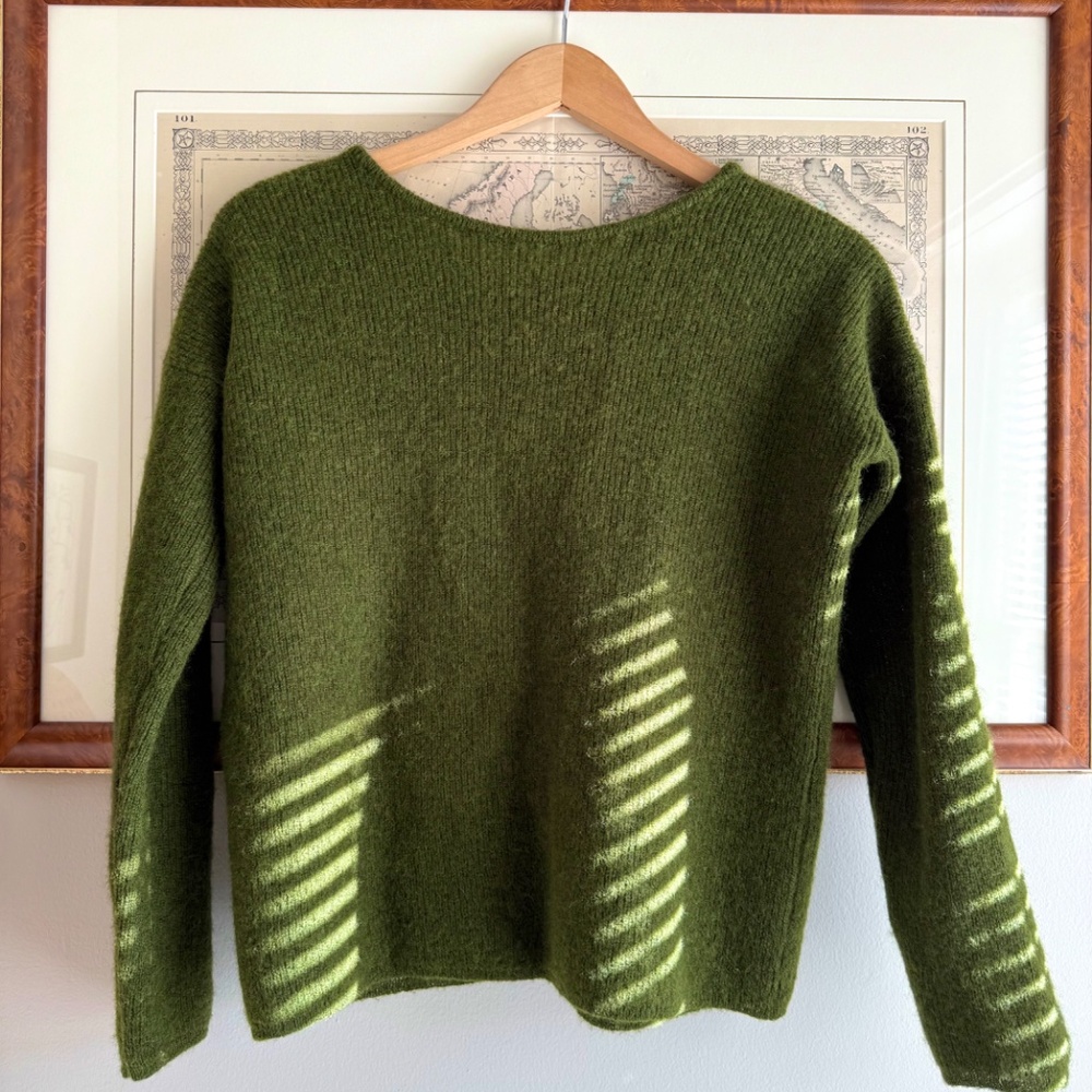 Sezane Gaspard Cardigan, perfect green - Picture 3 of 5